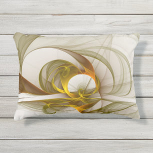 Coussin D'extérieur Couleurs Métalliques Précieuses Abstraites Moderne