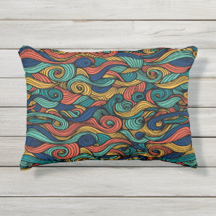 Coussin D'extérieur Couleurs scintillantes - dynamisme pour votre mais