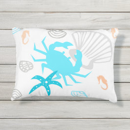 Coussin D'extérieur Crabe de plage côtière nautique