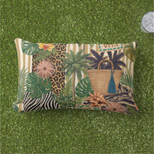 Coussin D'extérieur Dolce Vita Tropical Botanical Voyage Italien