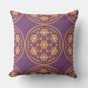 Coussin D'extérieur Fleur de vie / Blume des Lebens - Bouton II