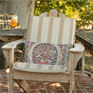 Coussin D'extérieur Fleurs florales turques persanes Kilim Patio extér