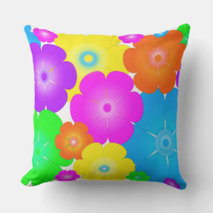 Coussin D'extérieur Fleurs lumineuses