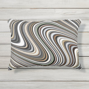 Coussin D'extérieur Formes abstraites courbes