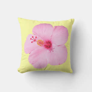 Coussin D'extérieur Hibiscus rose Fleur tropicale