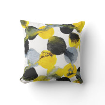 Interactions Jaune, Gris et Noir Motif