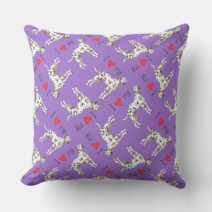 Coussin D'extérieur J'aime ma dalmate