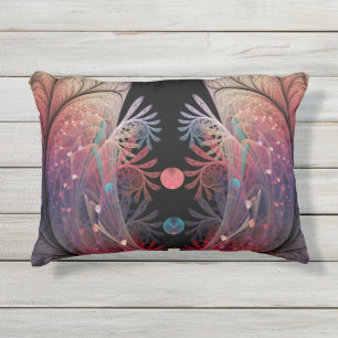 Coussin D'extérieur Jonglage Abstrait Art moderne Imaginaire fractal