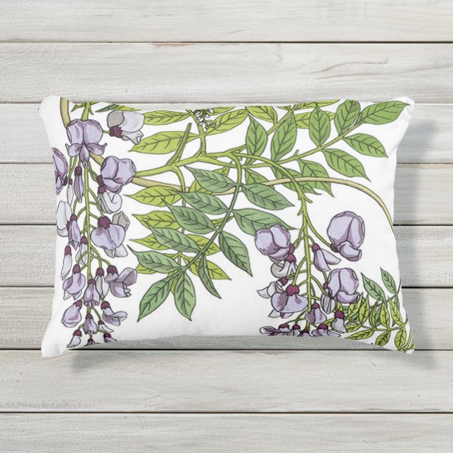 Coussin D'extérieur La Wisteria Art Nouveau de Grasset (Devant)