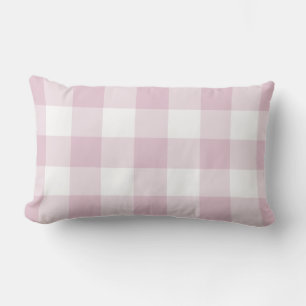 Coussin D'extérieur Lilac Purple En vichy Motif À damiers