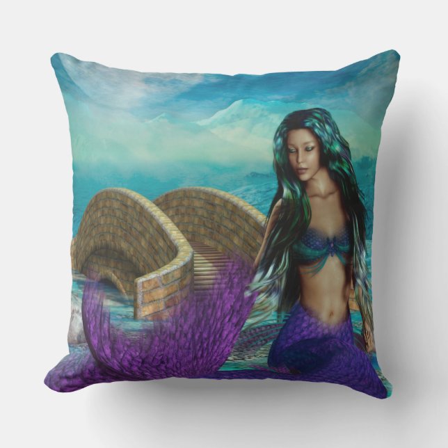 Coussin D'extérieur Mermaid Série saisonnière "McBeth" HITER (Recto)