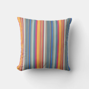 Coussin D'extérieur Motif à bandes multiples