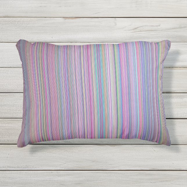 Coussin D'extérieur Motif de test d'écran de télévision cassé réversib (Devant)