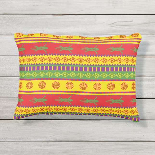 Coussin D'extérieur Motif Lizard mexicain (Dos)