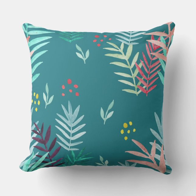 Coussin D'extérieur Motif tropical #4 (Recto)