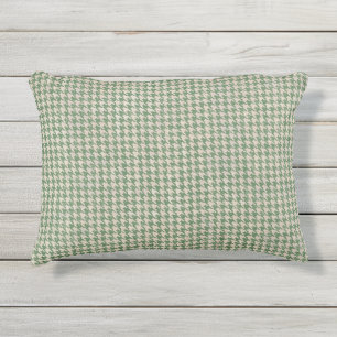Coussin D'extérieur Motif vert Houndstooth