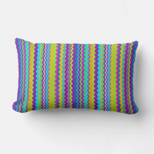 Coussin D'extérieur Motif Zigzag multicolore