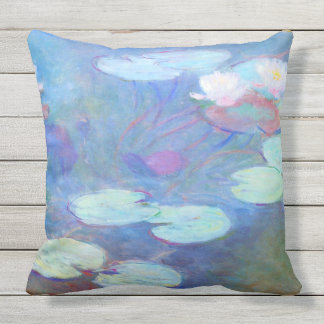 Coussin D'extérieur Nappes d'eau rose Monet Art