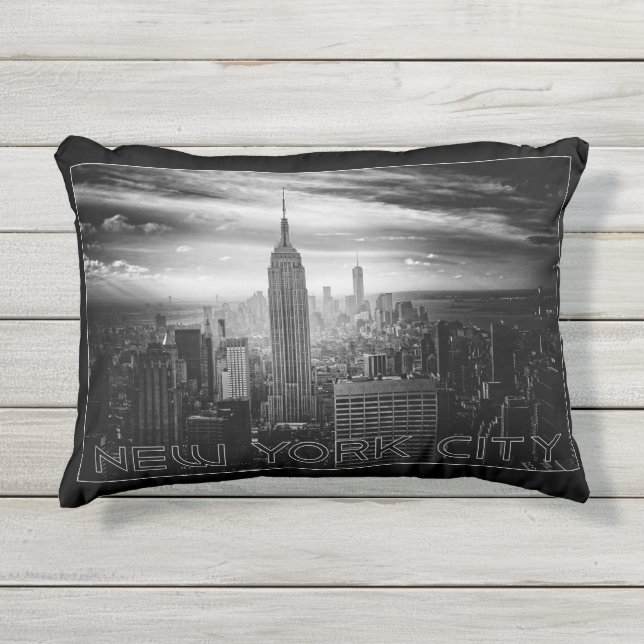 Coussin D'extérieur NEW YORK CITY lance des oreillers (Devant)
