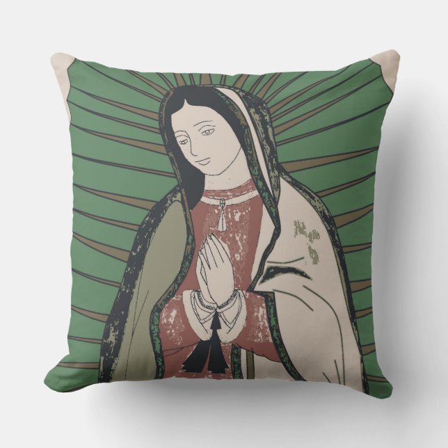 Coussin D'extérieur notre dame de guadalupe (Recto)