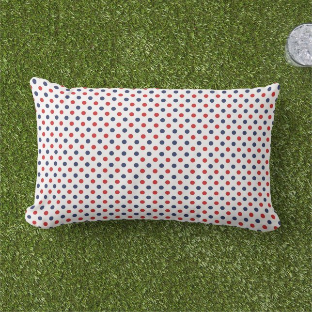 Coussin D'extérieur Patriotic Dots Outdoor Pillow (Herbe)