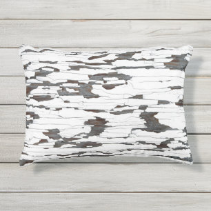 Coussin D'extérieur Peinture à peaux blanches