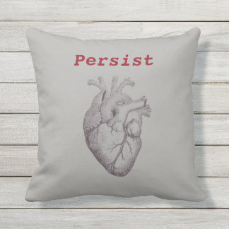 Coussin D'extérieur Persistent le coeur de ~