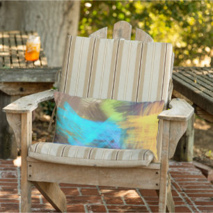 Coussin D'extérieur Plage Abstraite extérieure colorway