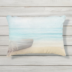Coussin D'extérieur Plage nautique avec Rowboat & Fishing Net