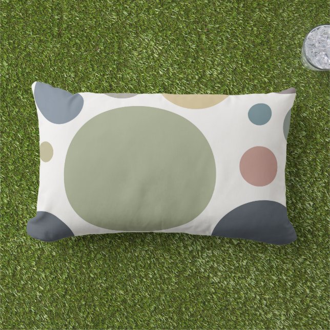 Coussin D'extérieur Polka-Dots Cool d'humeur (Herbe)