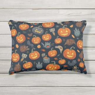 Coussin D'extérieur Poussin Baguette d'Halloween