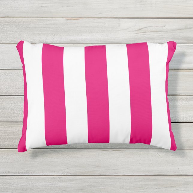 COUSSIN D'EXTÉRIEUR RAYURES EXTÉRIEURES CHICS DE ROSES INDIEN DE (Devant)
