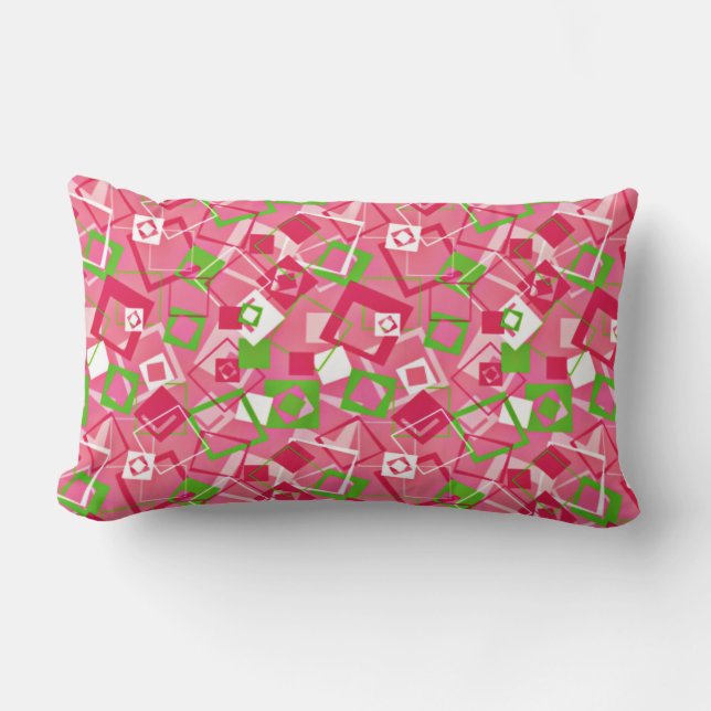 Coussin D'extérieur Retro Squares Pattern (Recto)