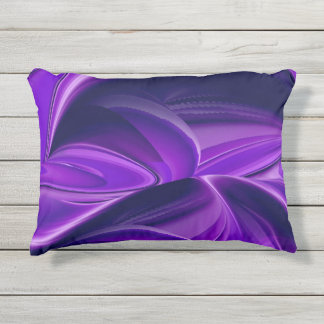 Coussin D'extérieur Rêves arc-en-ciel à fleurs violettes
