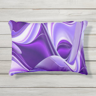 Coussin D'extérieur Rêves arc-en-ciel à fleurs violettes