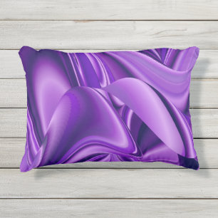 Coussin D'extérieur Rêves arc-en-ciel à fleurs violettes