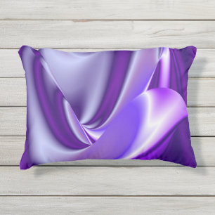 Coussin D'extérieur Rêves arc-en-ciel à fleurs violettes