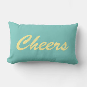 Coussin D'extérieur Salutations sur Turquoise - Extérieur