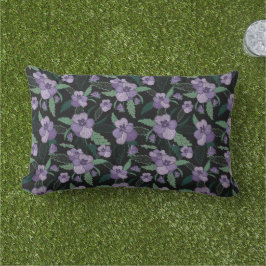 Coussin D'extérieur Sansy floral avec feuillage sur fond Arrière - pla