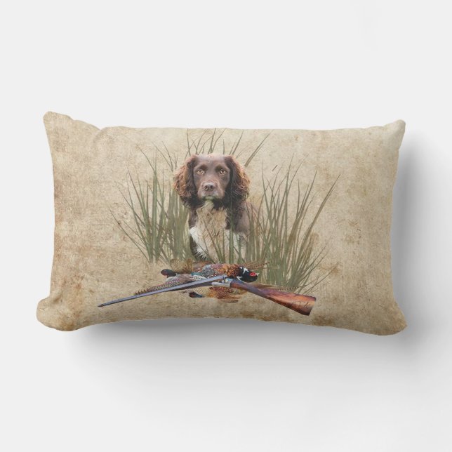 Coussin D'extérieur Sprocker Spaniel Tapestry Poster Triptyque Acryliq (Recto)