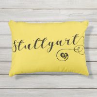 Stuttgart Heart Accent Coussin, Allemagne
