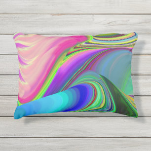 Coussin D'extérieur Summerfeel, Rainbowart 3D Abstrait