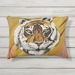 Coussin D'extérieur Tiger Tai Chi Tiger Visage