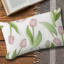 Coussin D'extérieur Tulipe rose moderne à l'extérieur