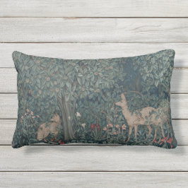 Coussin D'extérieur Vintage William Morris Forêt verte Animaux