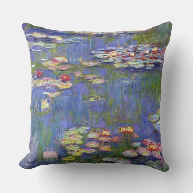 Coussin D'extérieur Water Lys 1916 Claude Monet Fine Art (Recto)