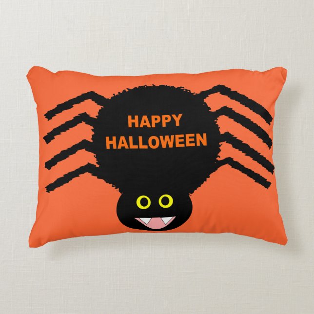 Coussin d'Halloween Black Spider (Devant)