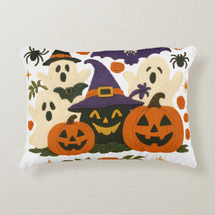 Coussin d'Halloween mignon - Fantômes adorables, C