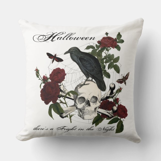 Coussin d'Halloween Vintage (Recto)