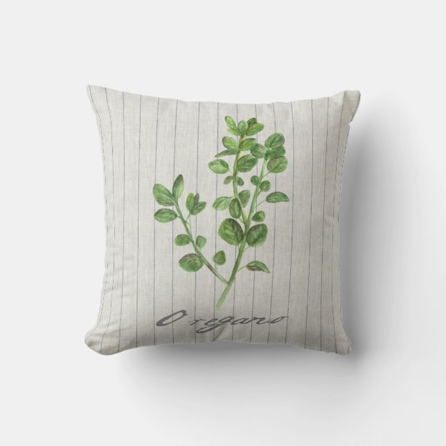 Coussin d'herbe - origan (Recto)